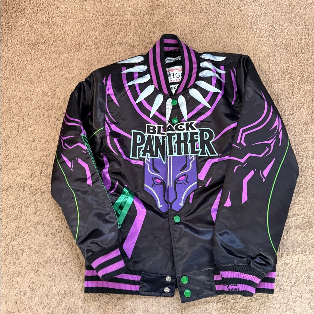 HGC Kids Black Panther Jacket - Black and Purple